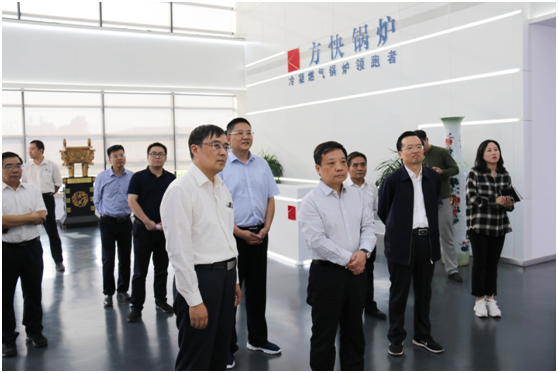 安陽市委副書記，市長(zhǎng)靳磊一行蒞臨方快鍋爐公司開展調(diào)研指導(dǎo)工作